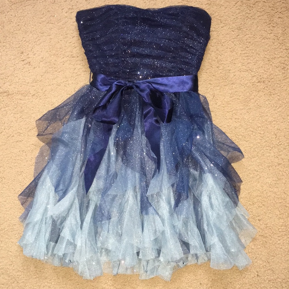 Blue dress